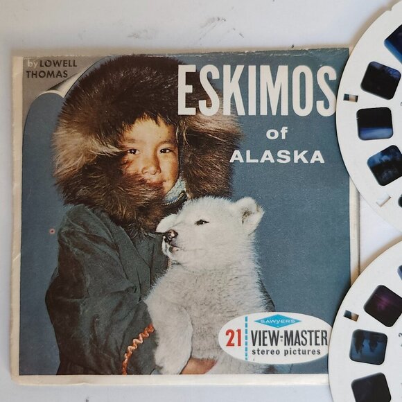 VINTAGE ESKIMOS OF ALASKA VIE MASTER REEL PACKET Sawyers Portland Oregon - Picture 1 of 4